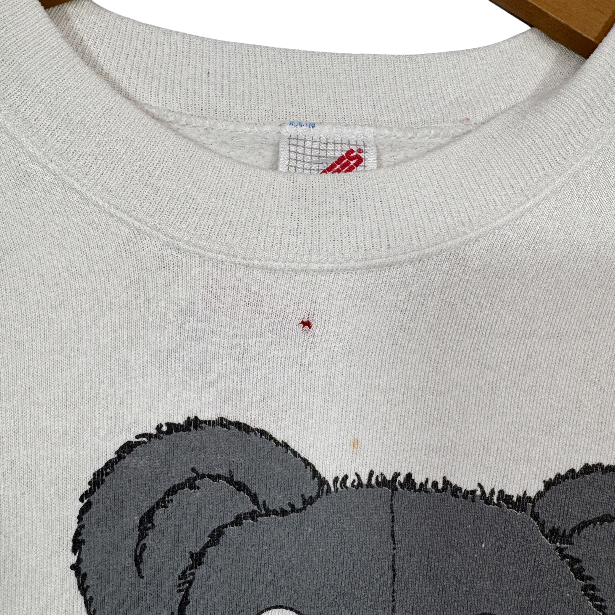 Vintage Buffalo Bills Teddy Bear Crewneck Sweatshirt Medium