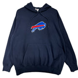 Vintage Buffalo Bills Embroidered Hoodie Sweatshirt Large