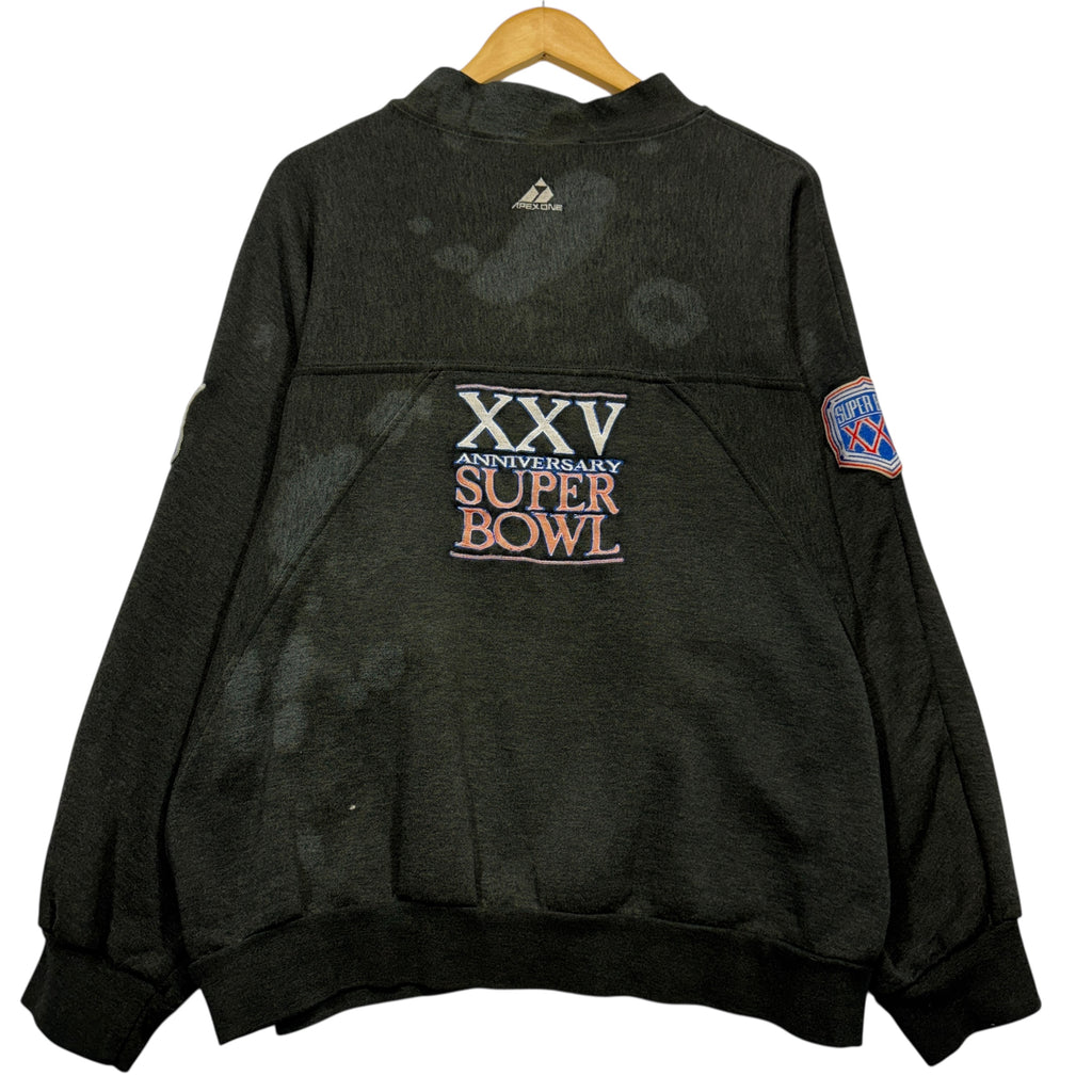 Vintage Buffalo Bills Thrashed Super Bowl XXV Crewneck Sweatshirt XL