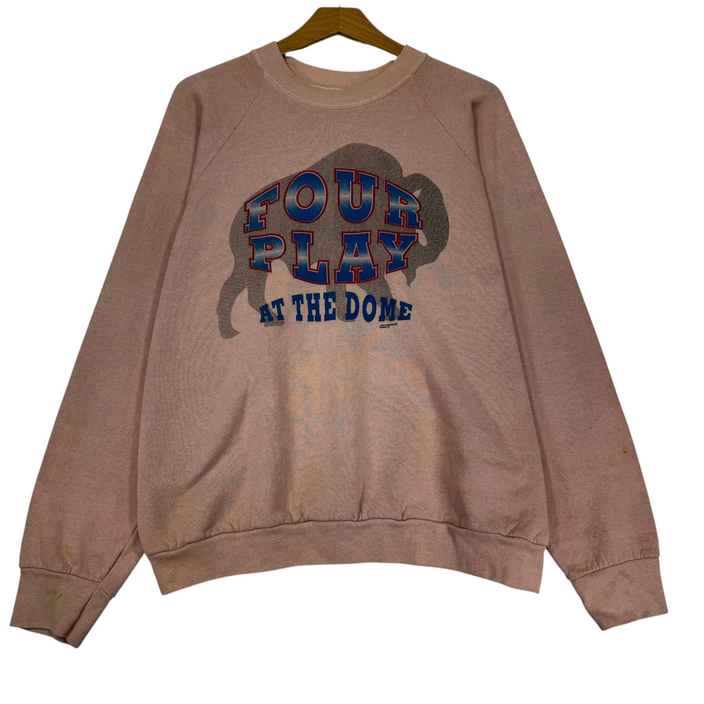 Vintage Buffalo Bills Overdyed Crewneck Sweatshirt XL