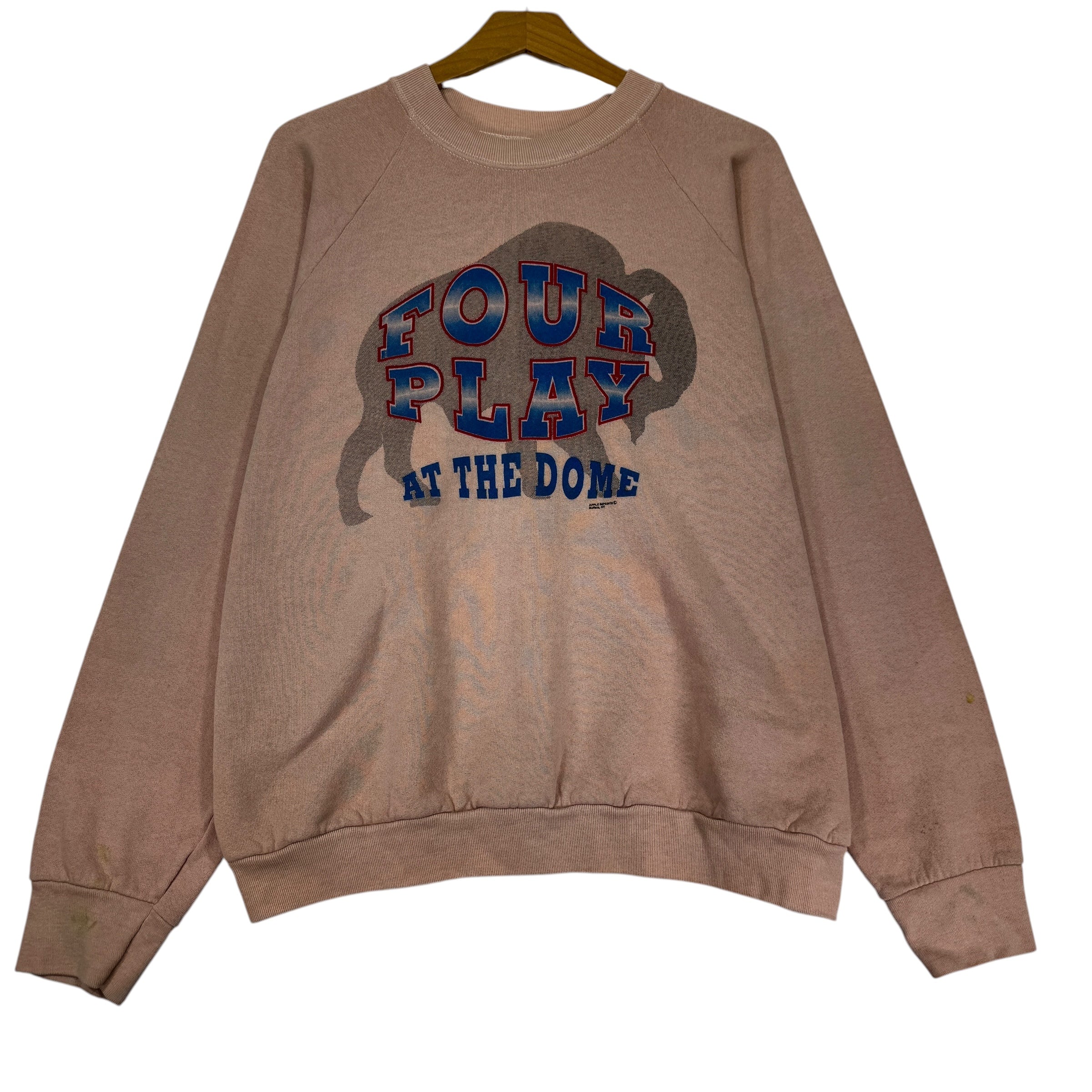 Vintage Buffalo Bills Overdyed Crewneck Sweatshirt XL