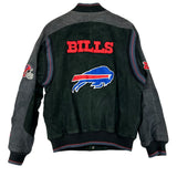Vintage Buffalo Bills Leather Suede Jacket Medium