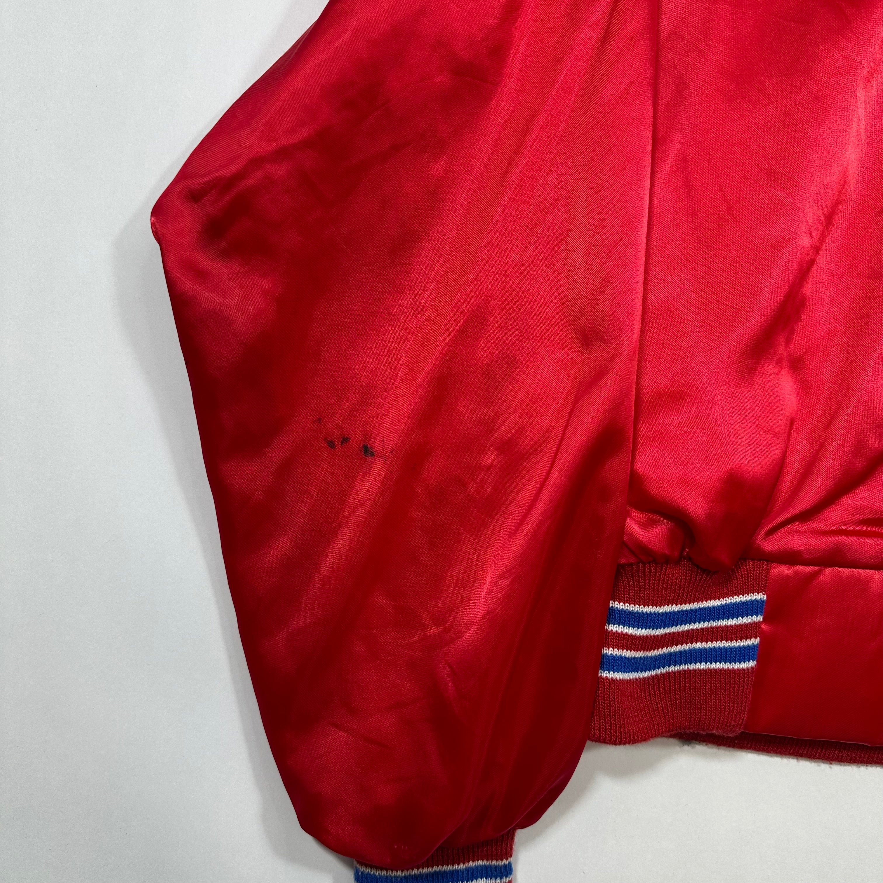 Vintage Buffalo Bills Starter Satin Bomber Jacket XXL