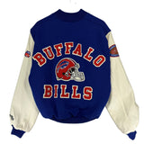Vintage Buffalo Bills Chalk Line Varsity Bomber Jacket Large