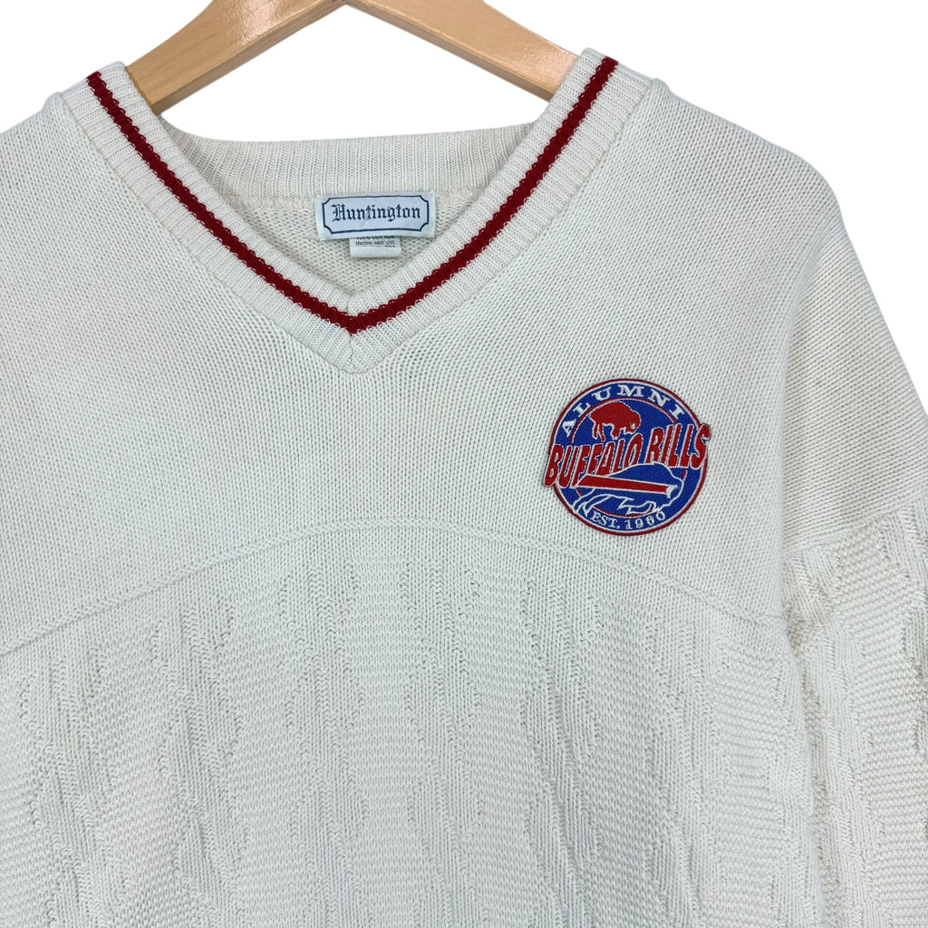 Vintage Buffalo Bills Knit Sweater Crewneck Sweatshirt Large