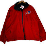 Vintage Buffalo Bills Reversible Fleece Windbreaker Jacket XL
