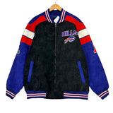 Vintage Buffalo Bills Vegan Leather Jacket XXL