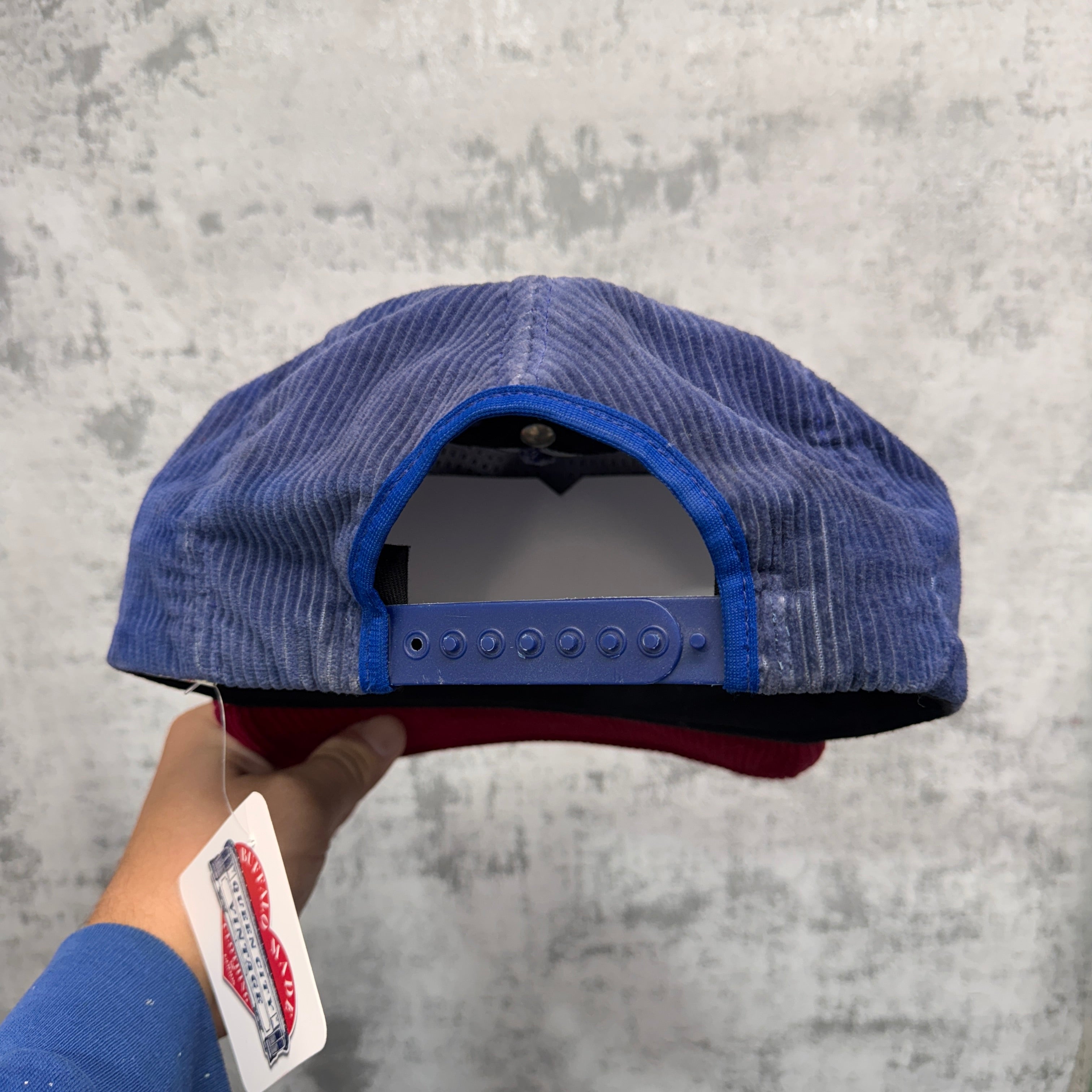 Vintage Buffalo Bills Corduroy Snapback Hat