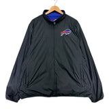 Vintage Buffalo Bills Reversible Fleece Windbreaker Jacket Large