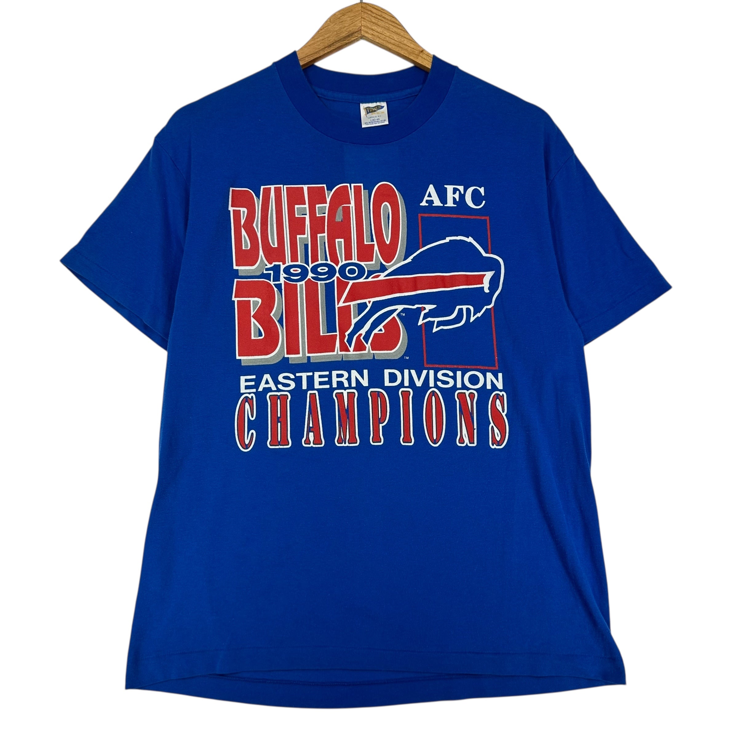 Vintage Buffalo Bills 1990 Division Champs Shirt Large