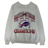 Vintage Buffalo Bills AFC East Champs Crewneck Sweatshirt XL