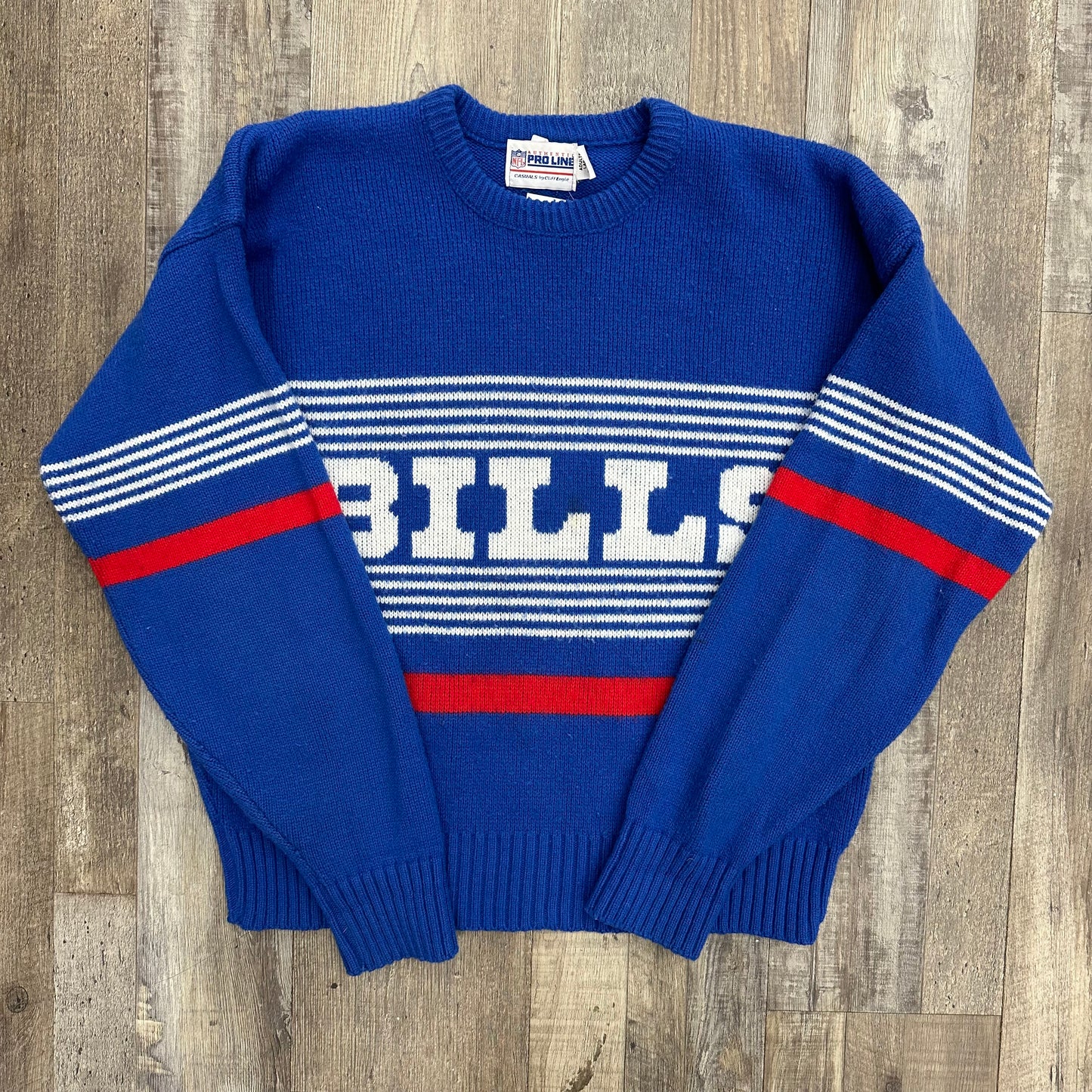 Vintage Buffalo Bills Cliff Engle Sweater Sweatshirt Large