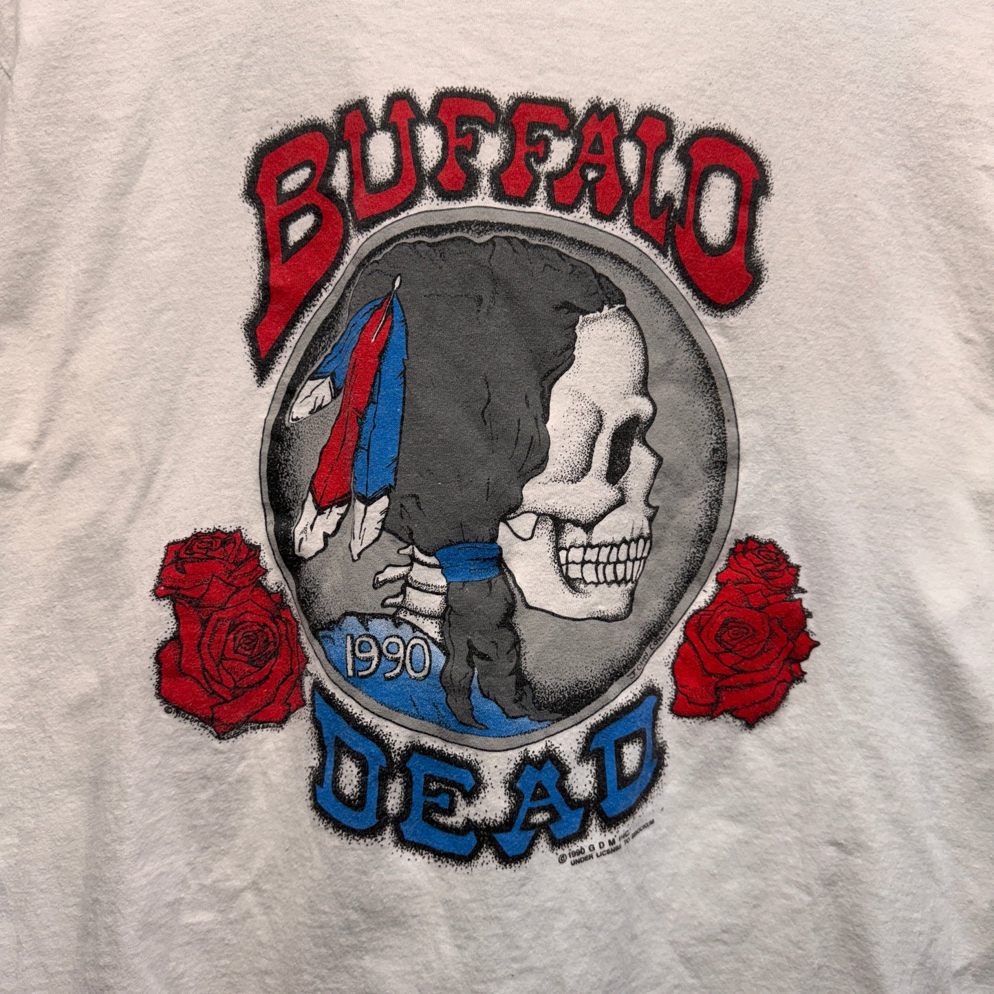 Vintage Grateful Dead 1990 Buffalo Dead Shirt Large