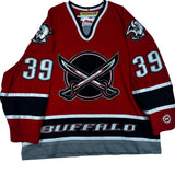 Vintage Buffalo Sabres Butterknife Hasek Jersey XL