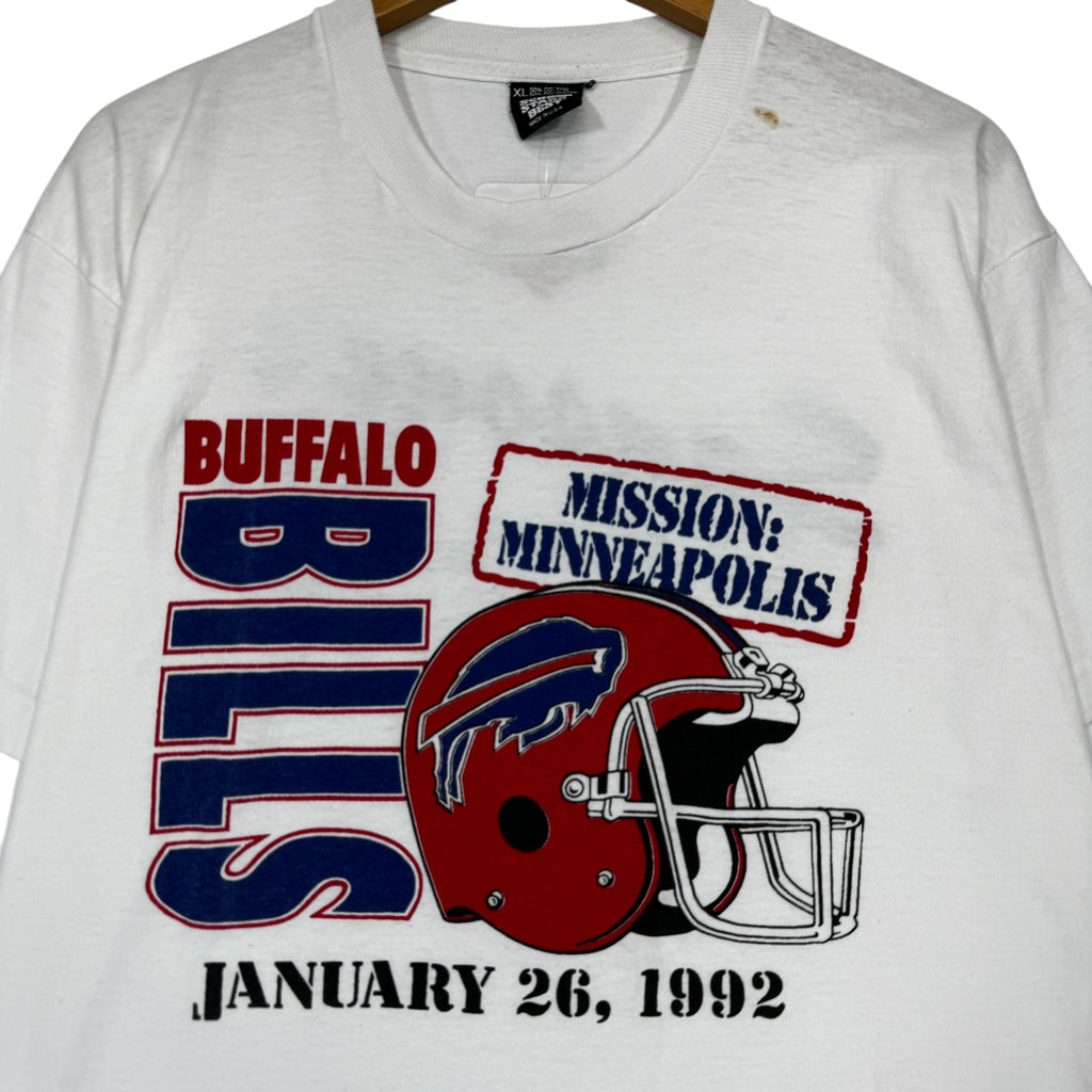 Vintage Buffalo Bills 1992 Mission: Minneapolis Shirt Large