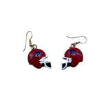 Vintage Buffalo Bills Helmet Dangler Earrings
