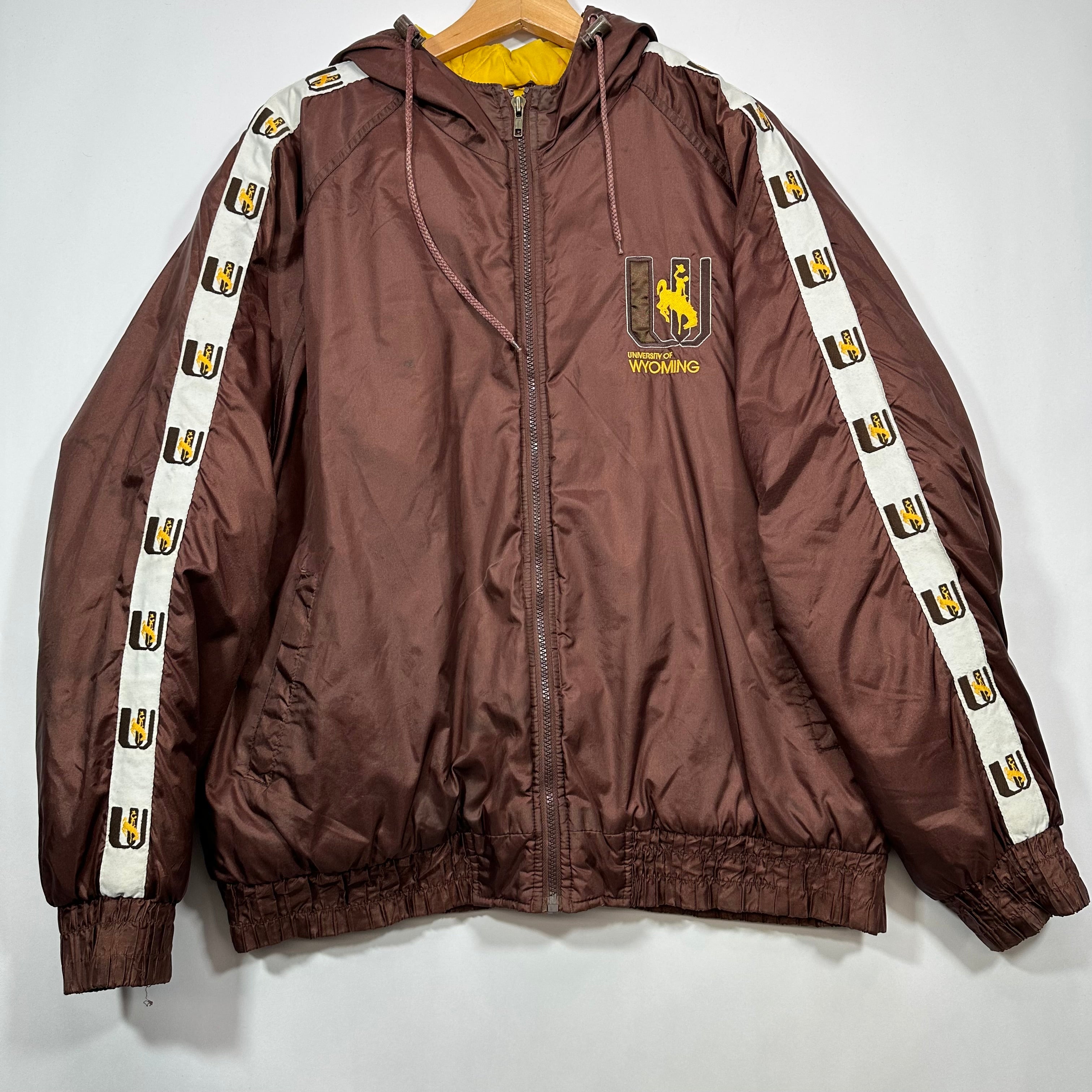 Vintage Buffalo Bills Wyoming Cowboys Puffer Jacket Large