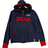 Vintage Y2K Buffalo Bills Zip Hoodie Sweatshirt Women’s Large