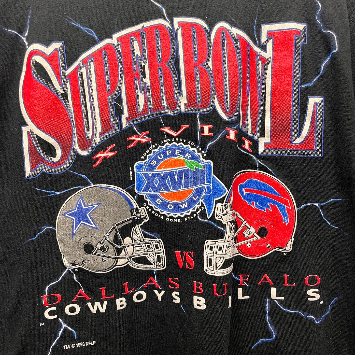 Vintage Buffalo Bills 1994 Super Bowl Shirt XL