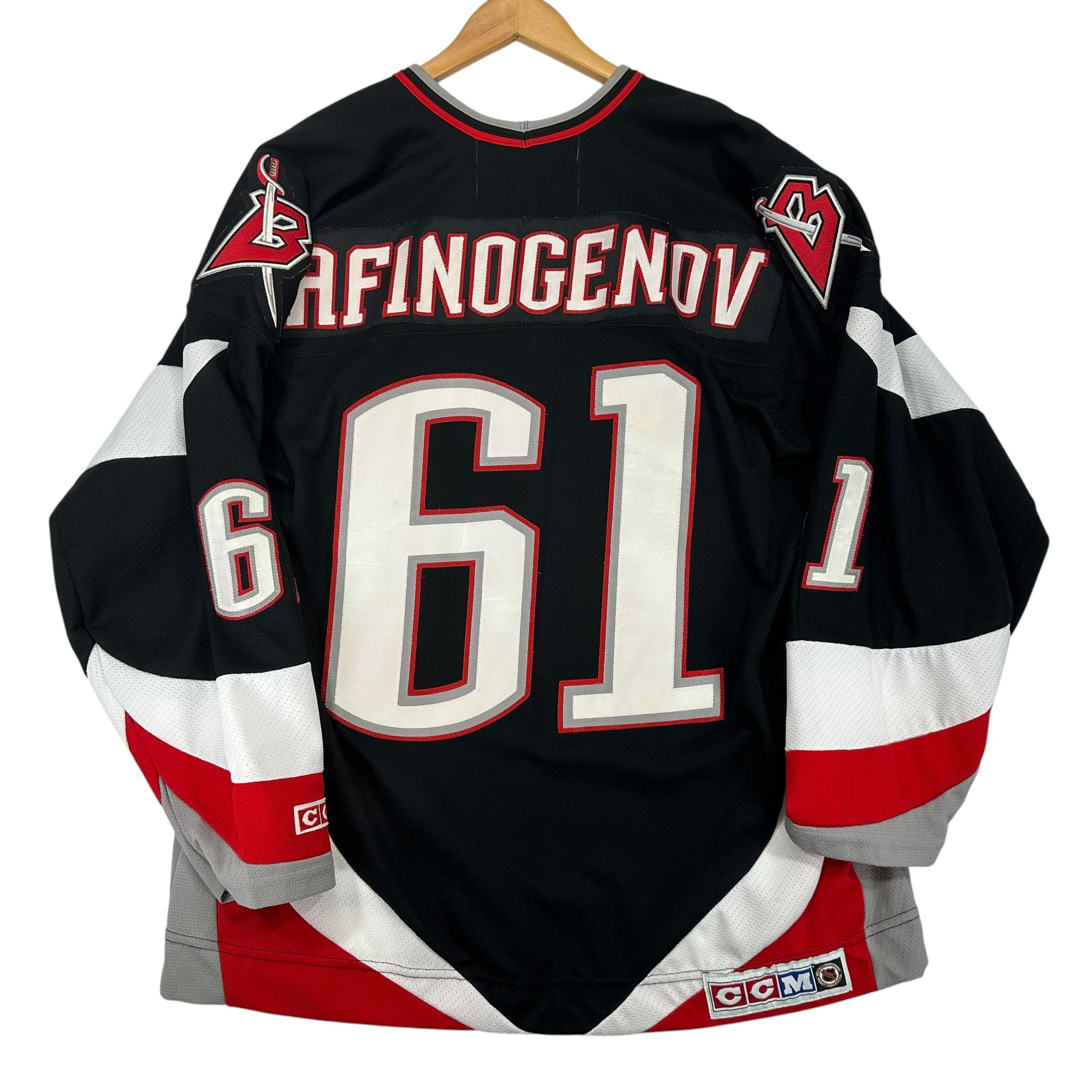 Vintage Buffalo Sabres Max Afinogenov Jersey Large