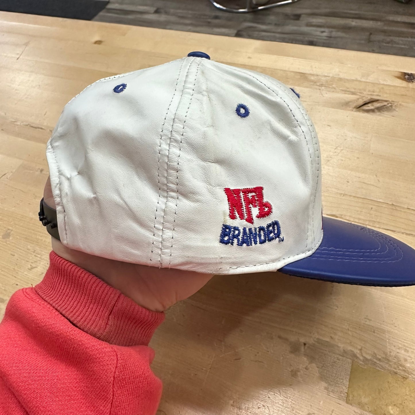 Vintage Buffalo Bills Leather Hat