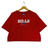 Vintage Buffalo Bills Cropped Shirt Medium