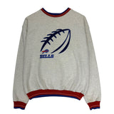 Vintage Buffalo Bills Embroidered Crewneck Sweatshirt Small