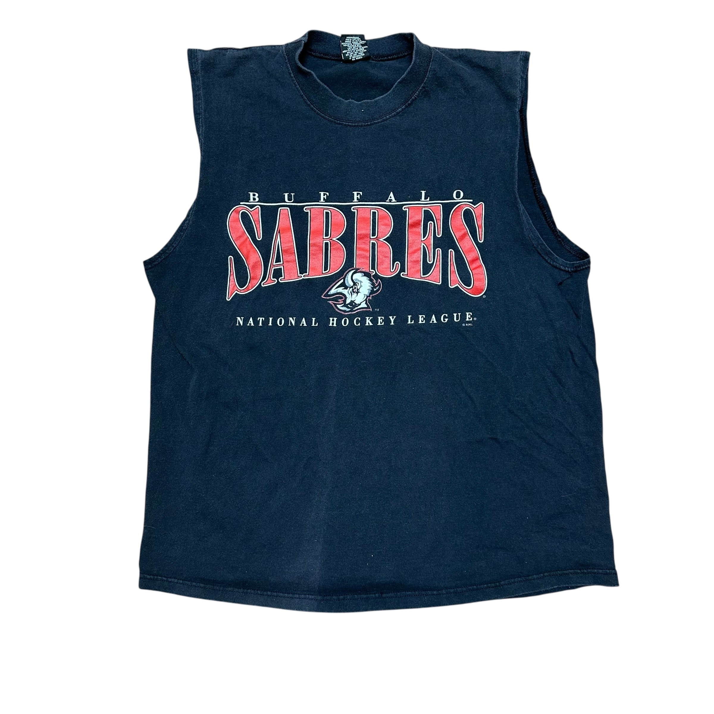 Vintage Buffalo Sabres Tank Top Muscle Shirt Medium