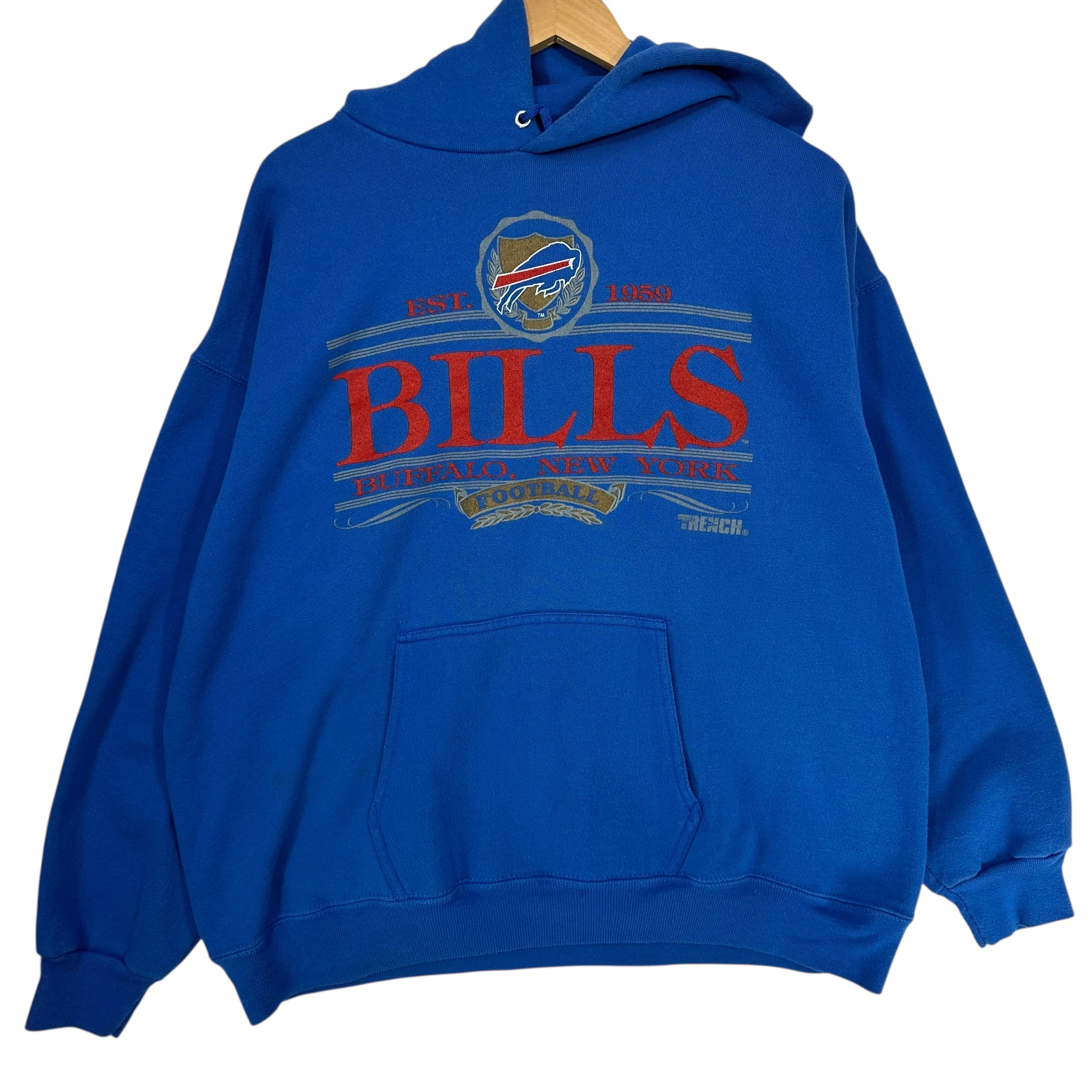 Vintage Buffalo Bills Hoodie Sweatshirt XL