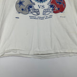 Vintage Buffalo Bills Dallas Cowboys Super Bowl Shirt Large