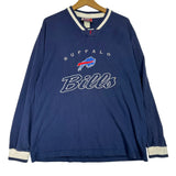 Vintage Buffalo Bills Embroidered Long Sleeve Shirt Large