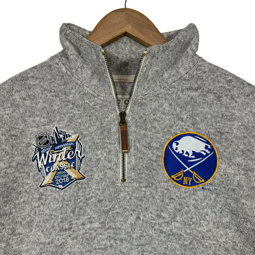 2018 Winter Classic Buffalo Sabres 1/4 Zip Sweatshirt Large