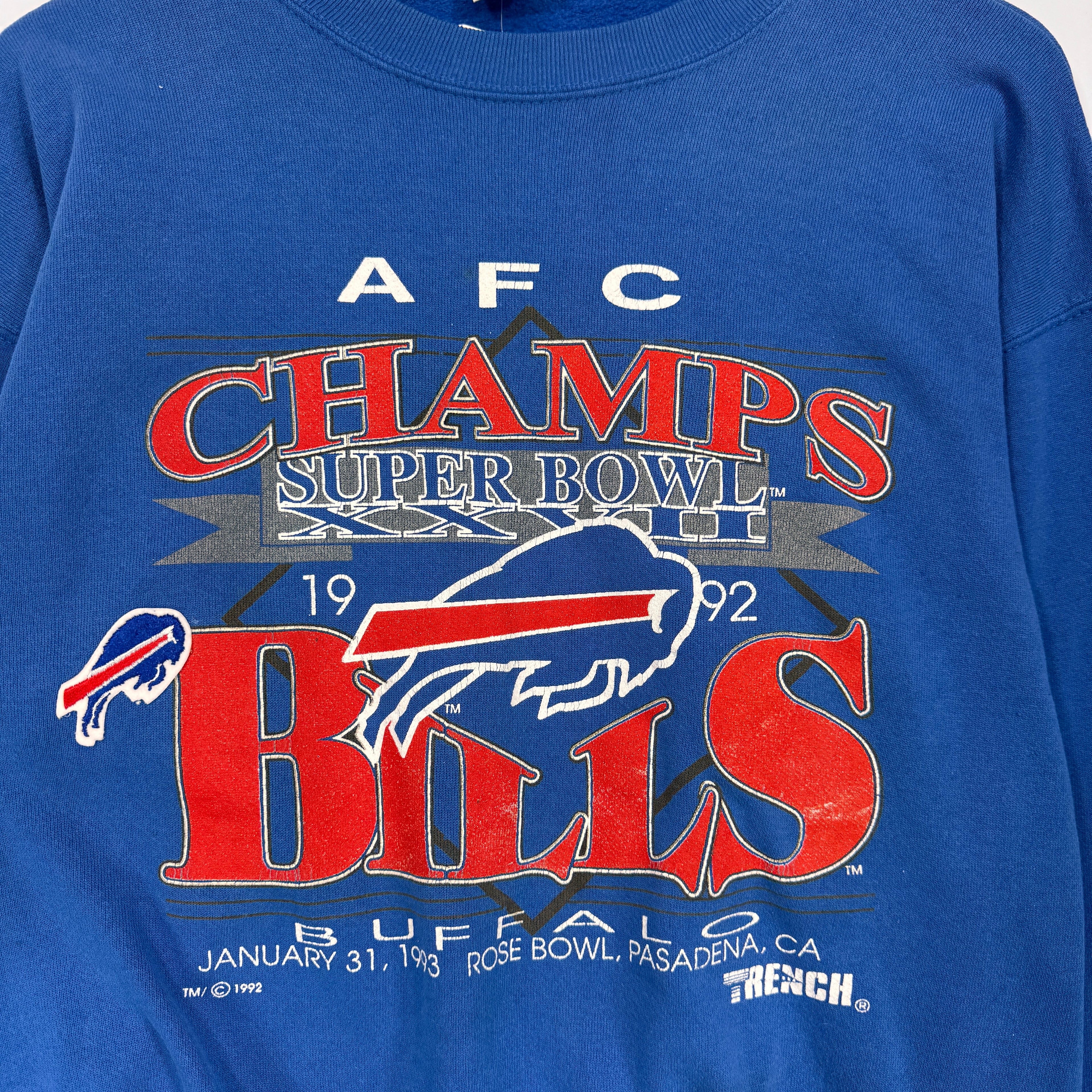 Vintage Buffalo Bills 1993 Super Bowl Crewneck Sweatshirt Large