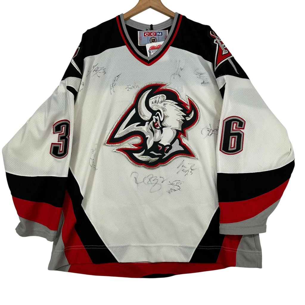 Vintage Buffalo Sabres Signed Barnaby Jersey Large