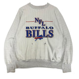 Vintage Buffalo Bills Striped Crewneck Sweatshirt XL