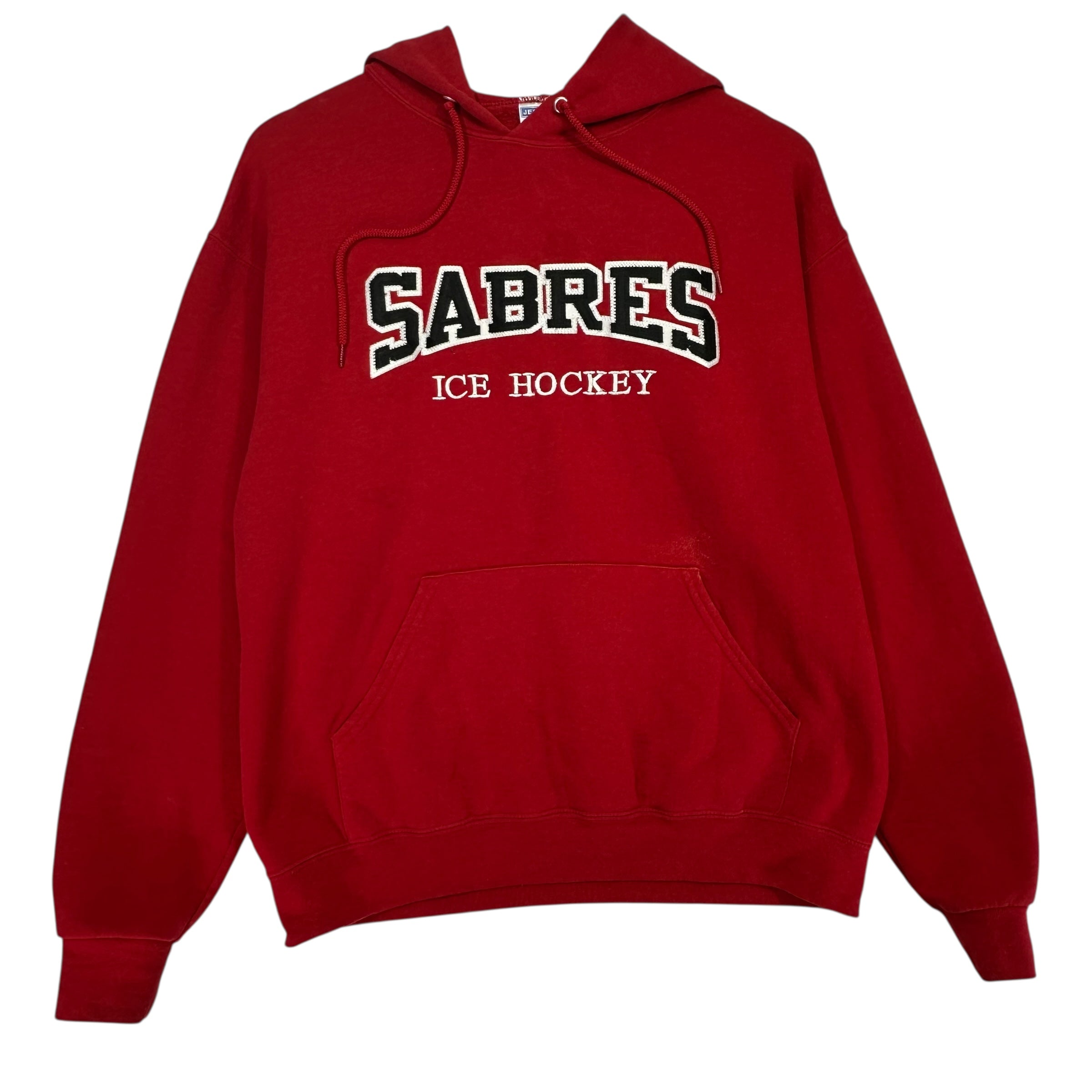 Vintage Buffalo Sabres Embroidered Hoodie Sweatshirt Medium