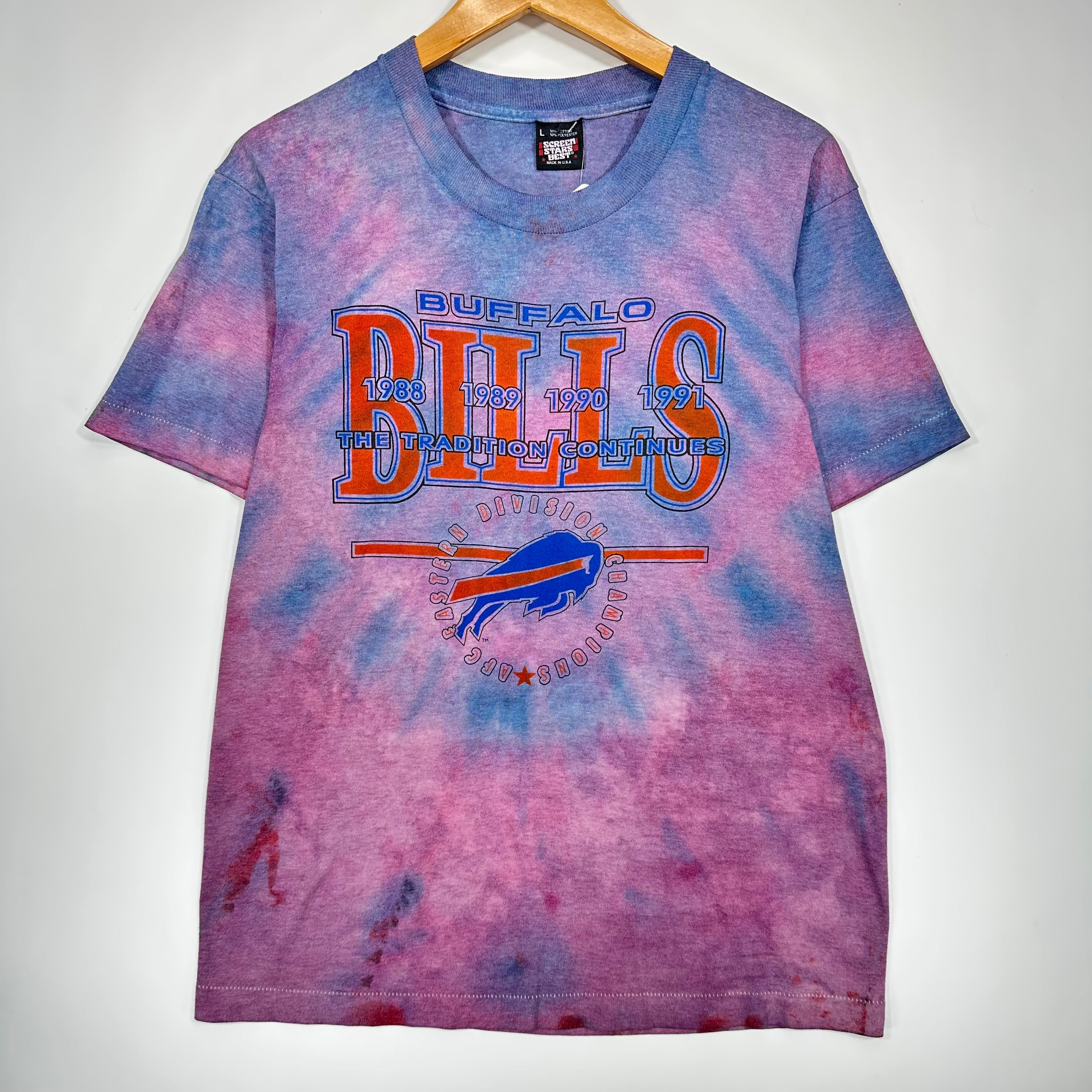 Vintage Buffalo Bills Overdyed AFC East Champions Shirt Large