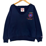 Vintage Buffalo Bills Embroidered Cut Crewneck Sweatshirt XL