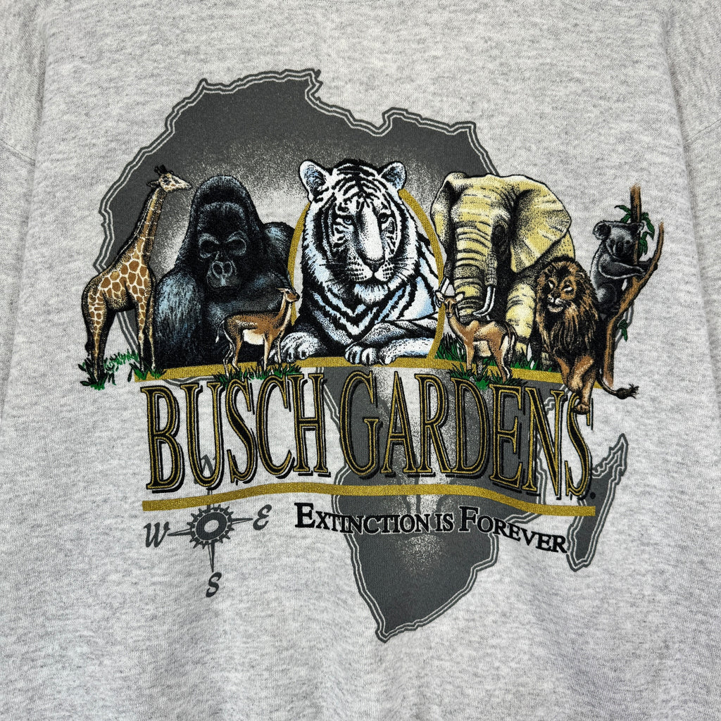 Vintage Busch Gardens Nature Crewneck Sweatshirt Medium