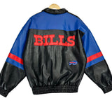 Vintage Buffalo Bills Vegan Leather Jacket Medium