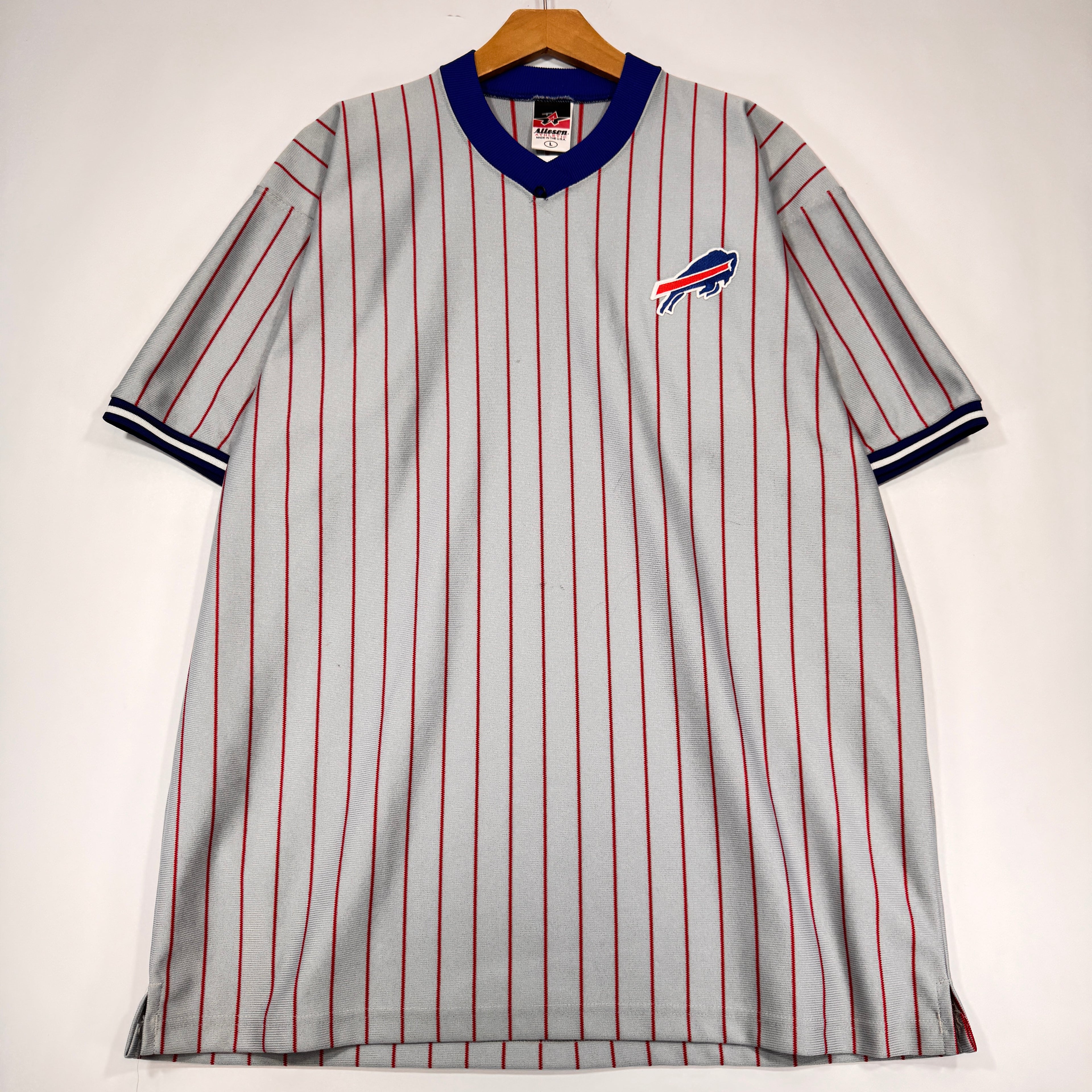 Vintage Buffalo Bills Baseball Jersey Shirt XL