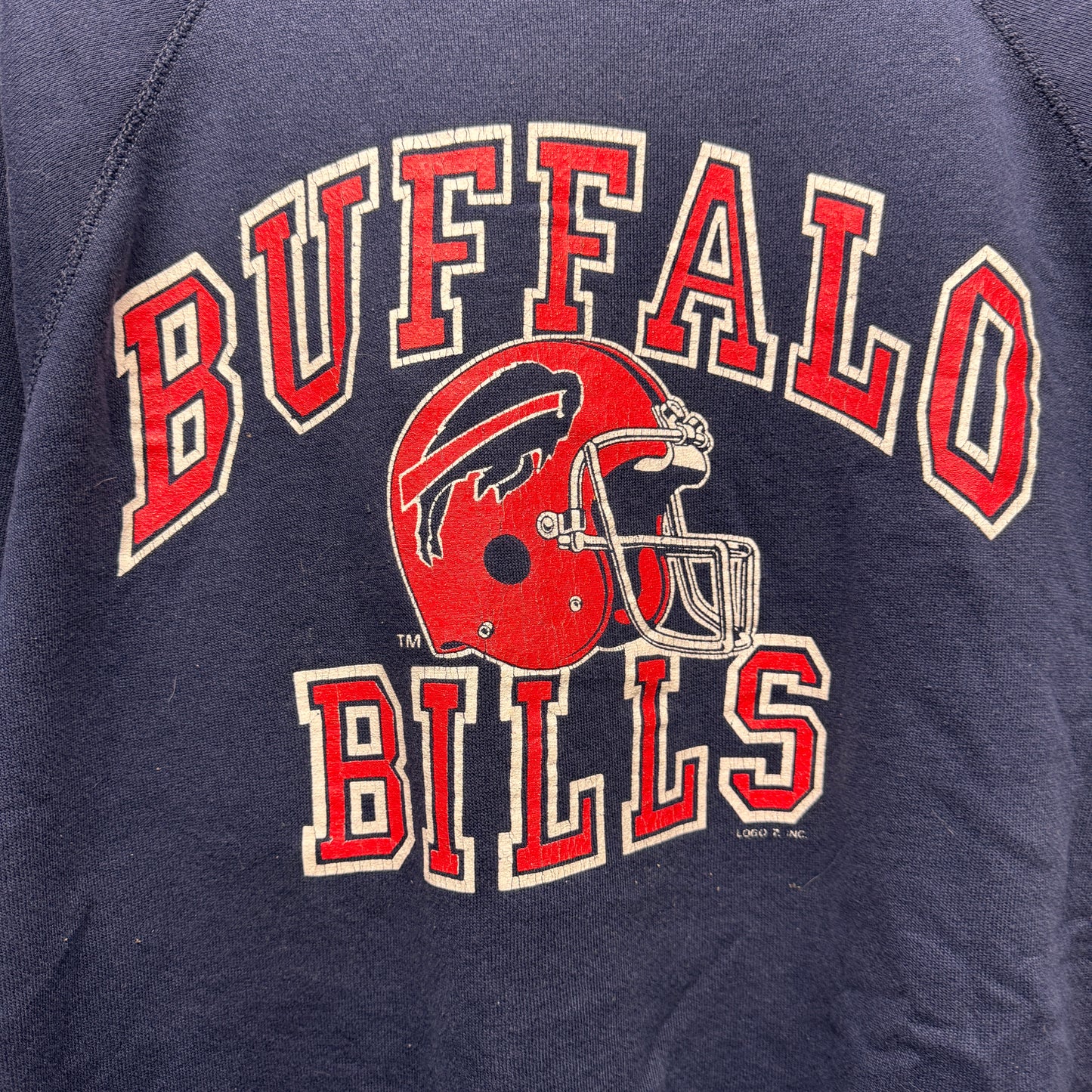 Vintage Buffalo Bills Crewneck Sweatshirt Large