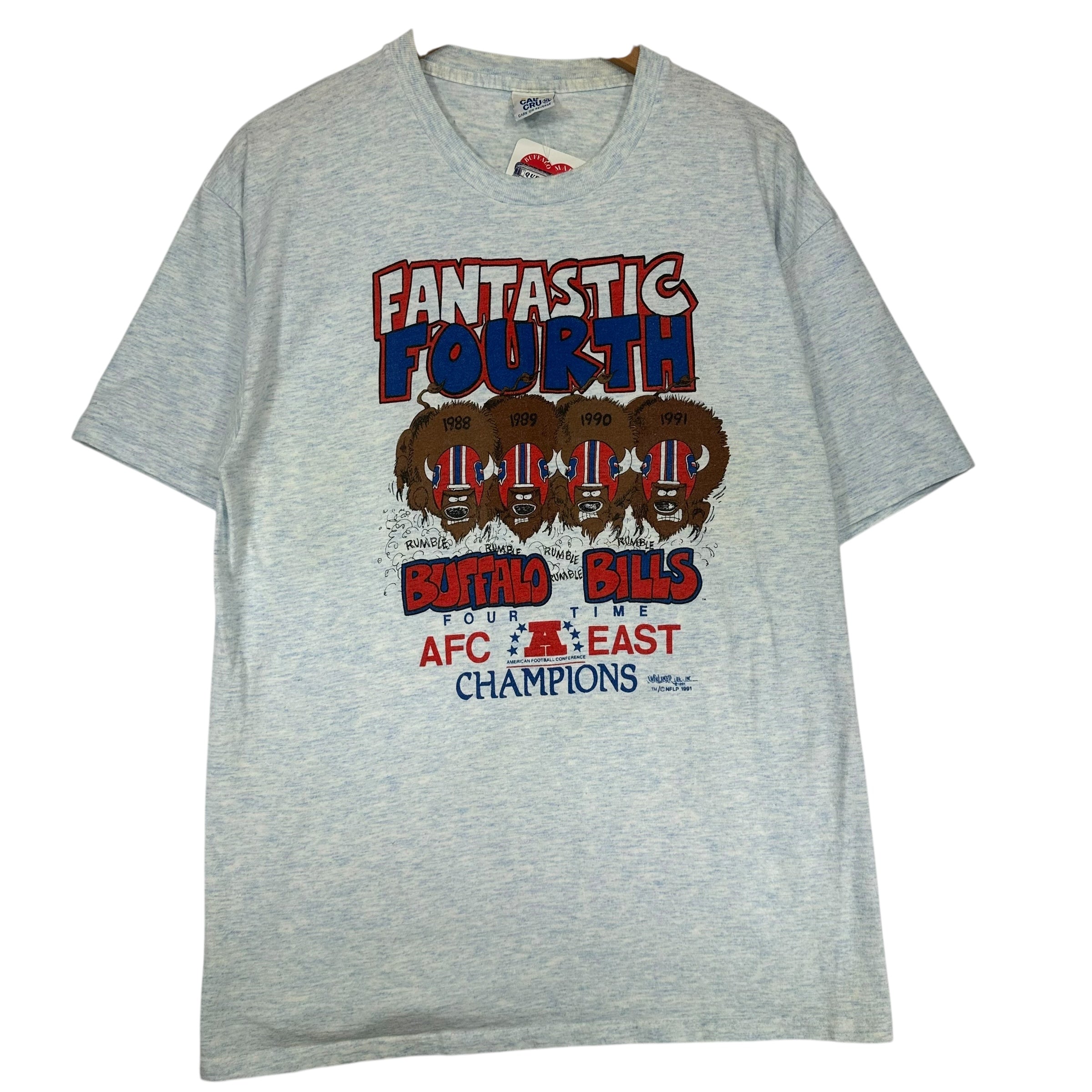 Vintage Buffalo Bills 4-Time AFC Champs Shirt XL