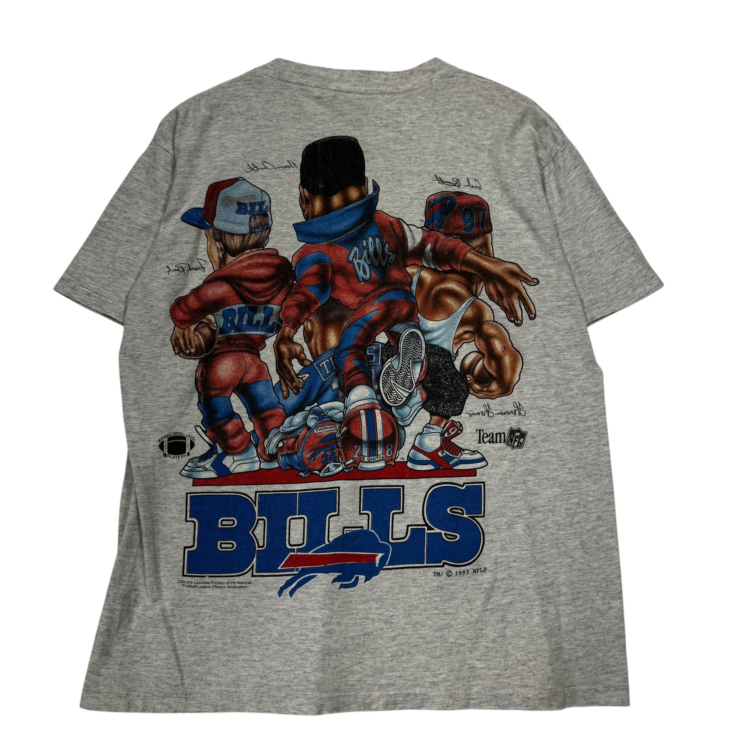 Vintage Buffalo Bills “We’re Back Like That” Caricature Shirt Large