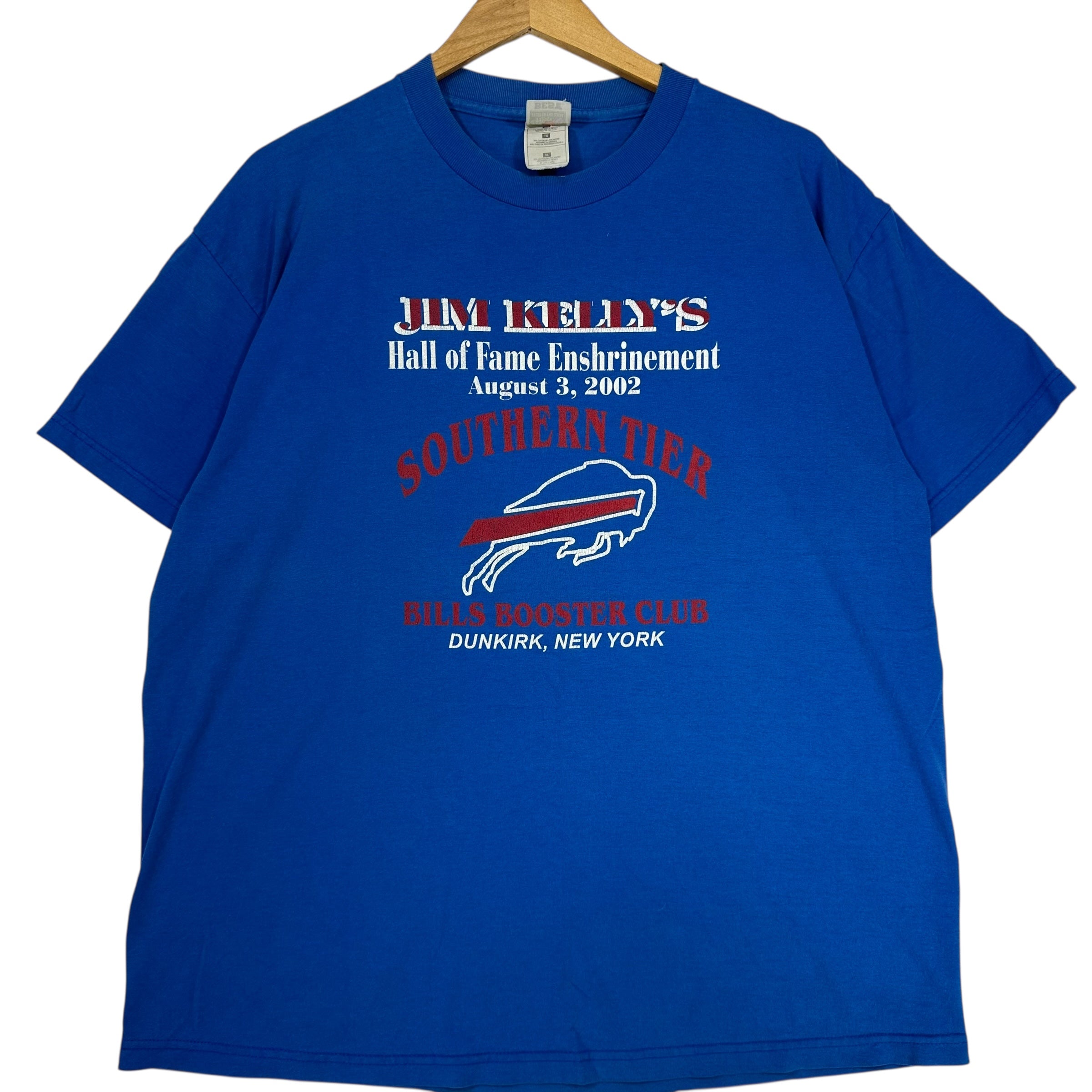 Vintage Buffalo Bills 2002 Jim Kelly HOF Enshrinment Shirt XL