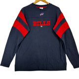 Vintage Buffalo Bills Embroidered Crewneck Sweatshirt Large