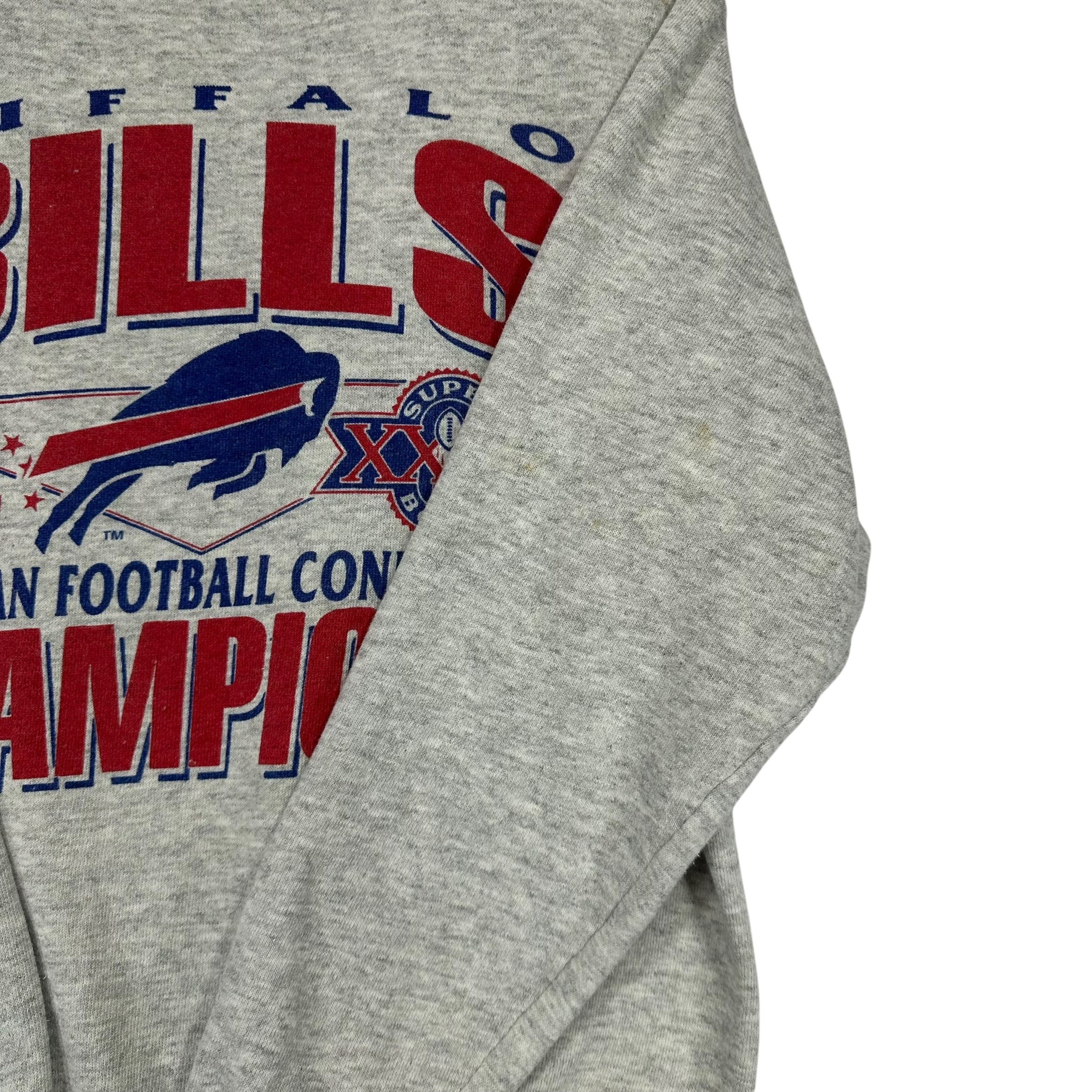 Vintage Buffalo Bills 1990 AFC Champs Crewneck Sweatshirt Small