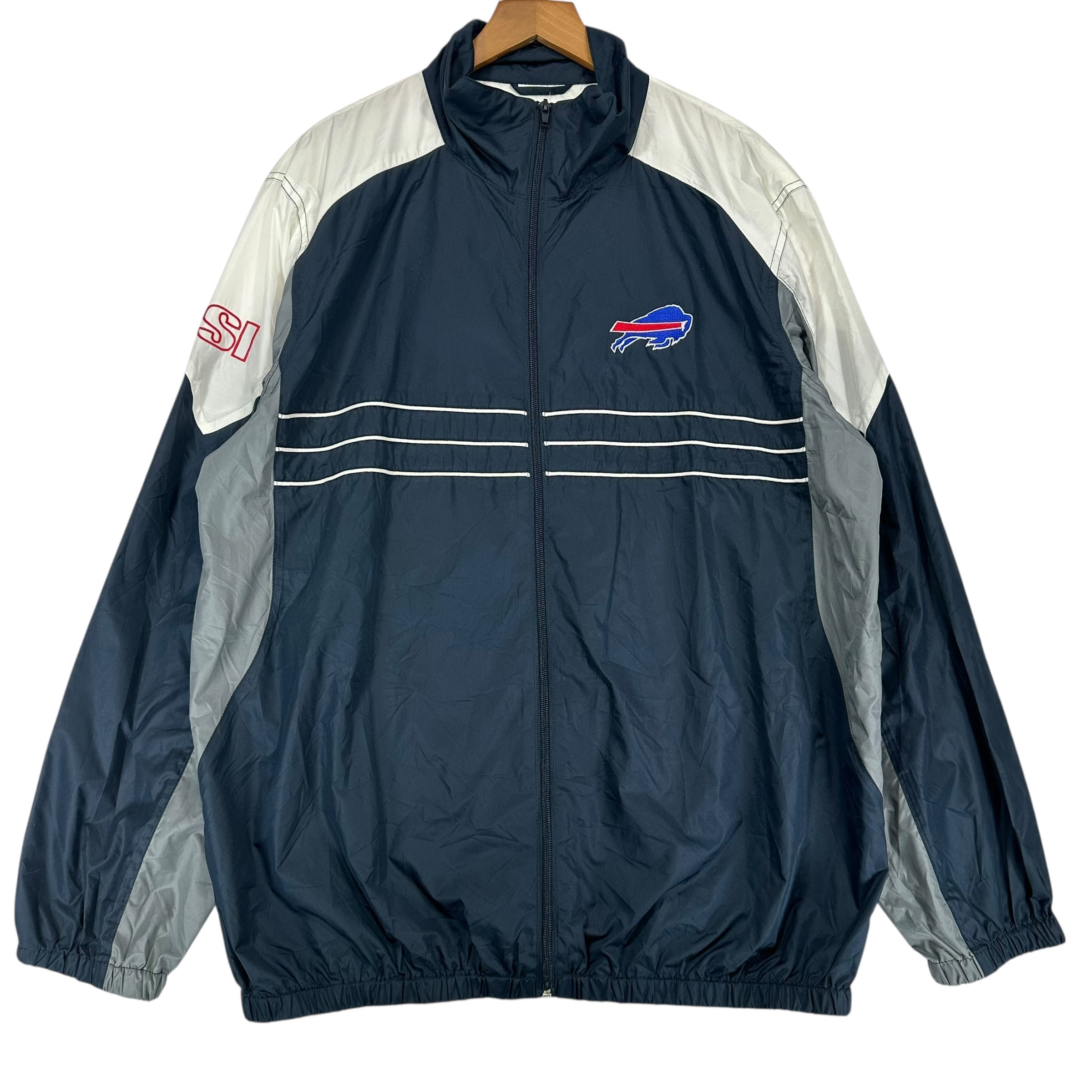 Vintage Buffalo Bills Windbreaker Jacket Large