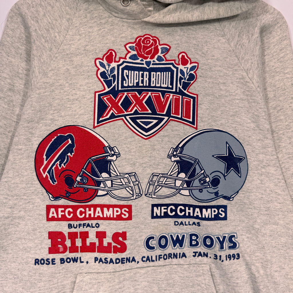 Vintage Buffalo Bills 1993 Super Bowl Hoodie Sweatshirt Large