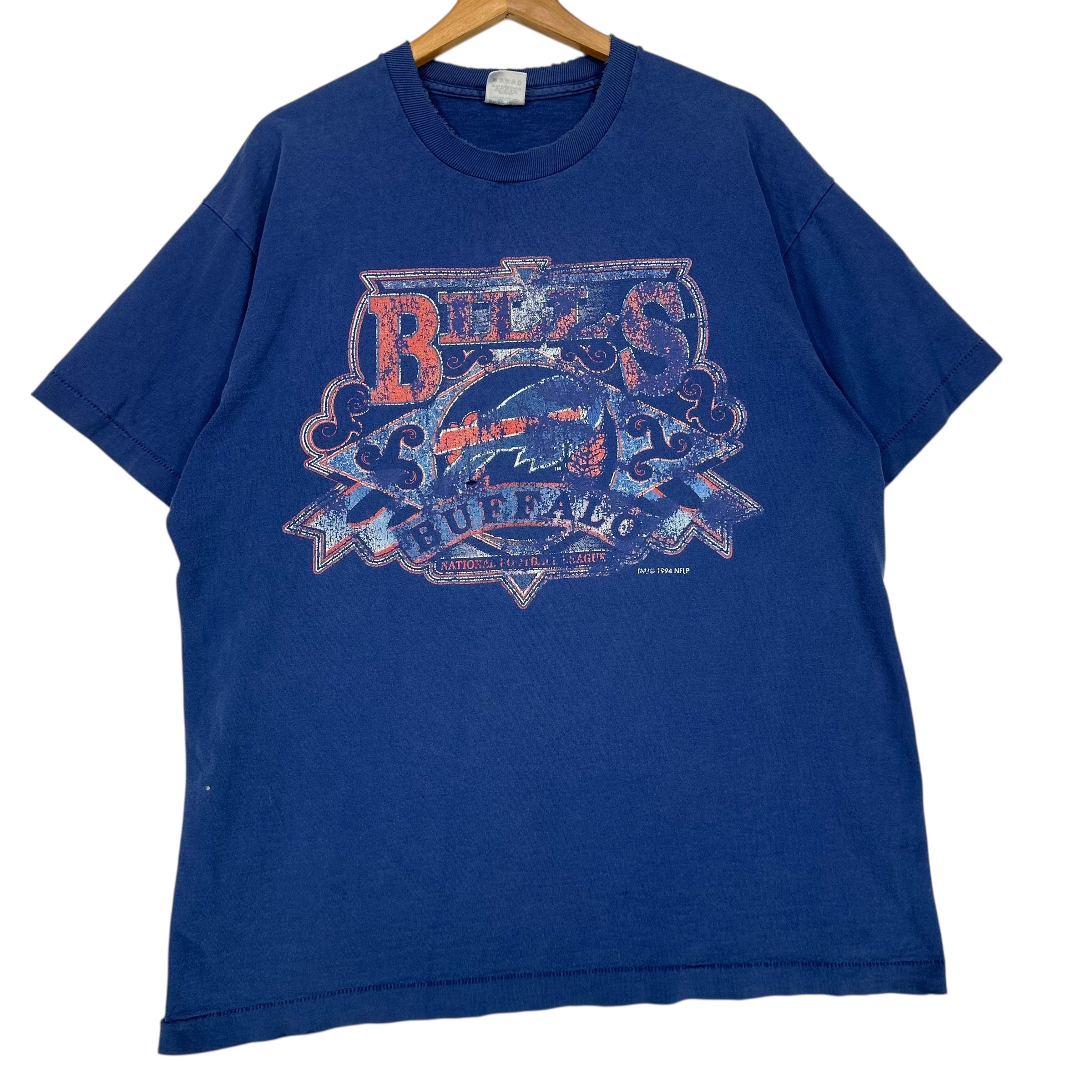 Vintage Buffalo Bills Mock Thrashed Shirt XL